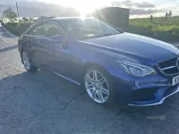 Used Mercedes E220 AMG line 2016 Blue Coupe