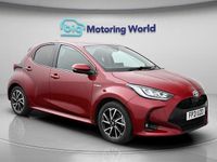 Used Toyota Yaris Hybrid Design 116 HP (85 kW) 2021 Red Hatchback