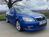Used Skoda Octavia vRS 140 HP (102 kW) 2010 Blue Hatchback