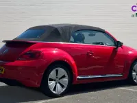 Used VW Beetle Sportline 140 HP (102 kW) 2014 Tornado red black hood Hatchback