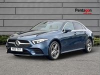 Used Mercedes A250 AMG Line Premium 214 HP (157 kW) 2021 Blue Sedan