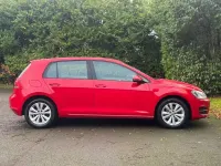 Used VW Golf VII SE 122 HP (89 kW) 2014 Red Hatchback