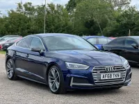 Used Audi S5 Sportback Comfort 354 HP (260 kW) 2018 Blue Hatchback