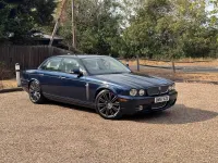 Used Jaguar XJR Supercharged 400 HP (294 kW) 2007 Blue Sedan