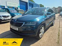 Used Skoda Karoq SE L 150 HP (110 kW) 2018 Blue SUV