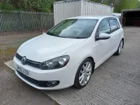 Used VW Golf VII GT 140 HP (102 kW) 2012 White Hatchback