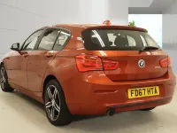 Used BMW 118 Sport Line 2017 Orange Hatchback