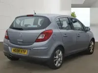 Used Vauxhall Corsa 89 HP (65 kW) 2008 Silver Hatchback