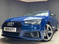 Used Audi A4 Black Edition 190 HP (139 kW) 2019 Blue Estate