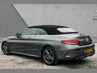 Used Mercedes C200 AMG line 180 HP (132 kW) 2022 Grey Cabriolet