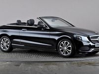 Used Mercedes C220 170 HP (125 kW) 2016 Black Cabriolet