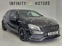 Used Mercedes A200 AMG Line Premium 136 HP (100 kW) 2016 Black Hatchback
