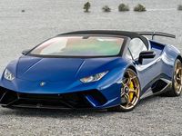 Used Lamborghini Huracán 640 HP (470 kW) 2018 Blue Cabriolet