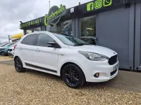Used Ford Ka Plus Zetec 85 HP (62 kW) 2018 White Hatchback