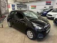 Used Peugeot 108 Active 68 HP (50 kW) 2015 Black Hatchback