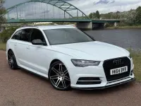 Begagnad Audi A6 S-Line 190 HK (139 kW) 2015 Vit Kombi
