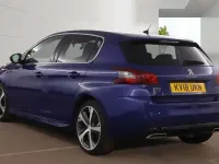 Used Peugeot 308 GT-line 2018 Blue Hatchback