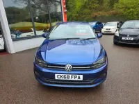Used VW Polo SE 75 HP (55 kW) 2018 Blue Hatchback