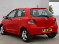 Used Toyota Yaris 87 HP (63 kW) 2010 Red Hatchback