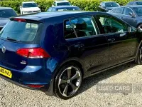 Used VW Golf VII Match 110 HP (80 kW) 2015 Blue Hatchback