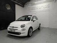 Used Fiat 500 Lounge 69 HP (50 kW) 2018 White Hatchback