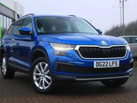 Used Skoda Kodiaq SE 147 HP (108 kW) 2022 Race blue metallic SUV