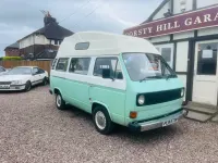 Used VW T3 1981 Green white Van
