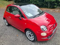 Used Fiat 500 Lounge 2019 Red Hatchback