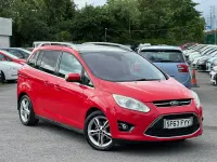 Used Ford Grand C-Max Titanium X 163 HP (119 kW) 2013 Red MPV