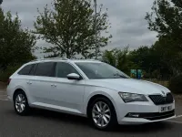 Used Skoda Superb SE Technology 150 HP (110 kW) 2017 White Estate