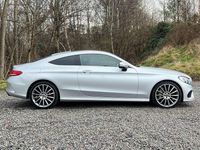 Used Mercedes C250 AMG Line Premium 204 HP (150 kW) 2018 Silver Coupe