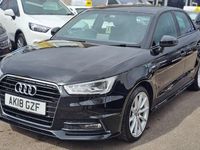 Begagnad Audi A1 S-Line 2018 Svart Halvkombi