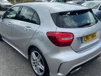 Used Mercedes A200 AMG line 136 HP (100 kW) 2017 Silver Hatchback