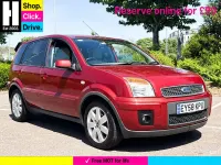 Used Ford Fusion 101 HP (74 kW) 2008 Red Hatchback
