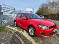 Used VW Golf VII Edition 125 HP (91 kW) 2016 Red Hatchback