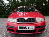 Used Skoda Fabia Classic 64 HP (47 kW) 2005 Red Hatchback