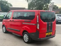 Used Ford Tourneo Custom Zetec 105 HP (77 kW) 2016 Red Van