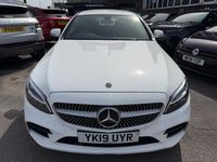 Used Mercedes C220 AMG line 2019 White Coupe