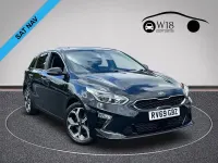 Used Kia Ceed 114 HP (83 kW) 2019 Black Hatchback