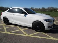 Used BMW 218 Sport Line 2015 White Coupe