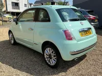 Used Fiat 500 Lounge 69 HP (50 kW) 2014 Green Hatchback