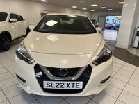 Begagnad Nissan Micra Acenta 2022 Vit Halvkombi