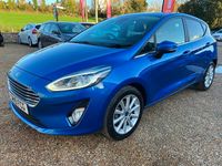 Used Ford Fiesta Titanium 100 HP (73 kW) 2019 Blue Hatchback