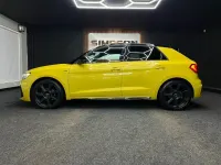 Used Audi A1 Sportback Black Edition 150 HP (110 kW) 2021 Yellow Hatchback
