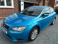 Used Seat Leon SE 105 HP (77 kW) 2014 Blue Hatchback