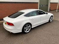 Used Audi A7 S-Line 2014 White Hatchback