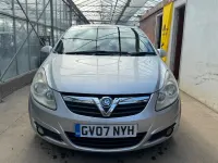 Used Vauxhall Corsa Design Edition 90 HP (66 kW) 2007 Silver Hatchback