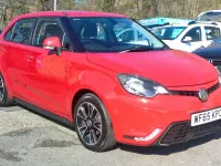 Used MG MG3 106 HP (77 kW) 2015 Red Hatchback