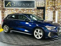 Used Audi A3 Sportback S-Line 150 HP (110 kW) 2021 Blue Hatchback