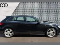 Used Audi A3 S-Line 147 HP (108 kW) 2018 Black Sedan